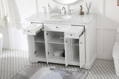 Elegant Furniture & Lighting - Clarence 48 inch Single bathroom vanity in White - VF53048WH veiw 10