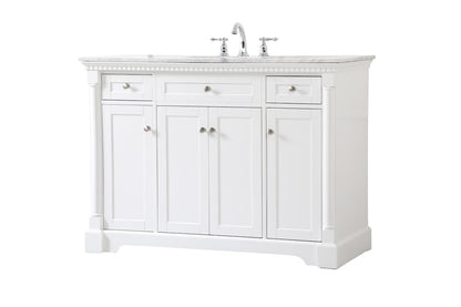 Elegant Furniture & Lighting - Clarence 48 inch Single bathroom vanity in White - VF53048WH veiw 14