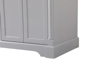 Elegant Furniture & Lighting - Clarence 60 inch double bathroom vanity in Grey - VF53060DGR veiw 6