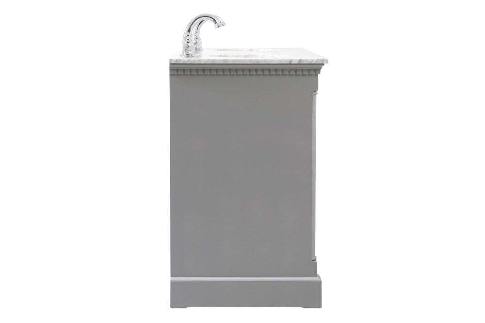 Elegant Furniture & Lighting - Clarence 60 inch double bathroom vanity in Grey - VF53060DGR veiw 7