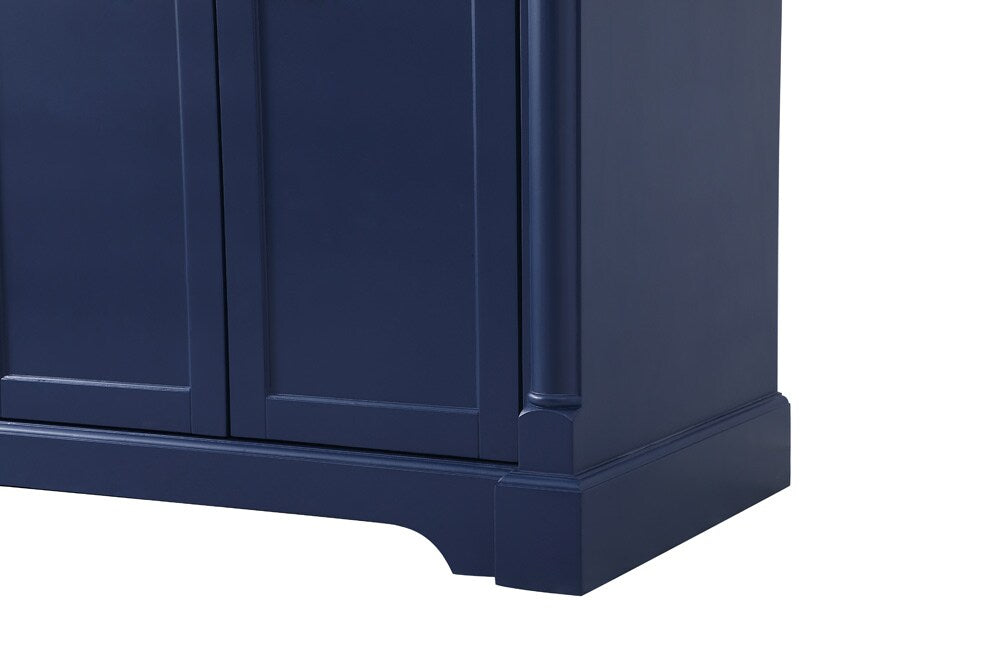 Elegant Furniture & Lighting - Clarence 72 inch double bathroom vanity in Blue - VF53072DBL veiw 6