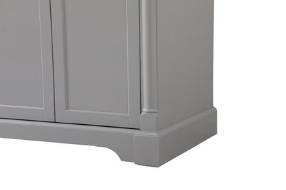 Elegant Furniture & Lighting - Clarence 72 inch double bathroom vanity in Grey - VF53072DGR veiw 6
