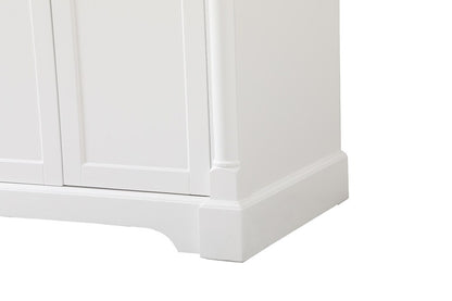 Elegant Furniture & Lighting - Clarence 72 inch double bathroom vanity in White - VF53072DWH veiw 6