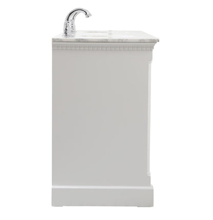 Elegant Furniture & Lighting - Clarence 72 inch double bathroom vanity in White - VF53072DWH veiw 7