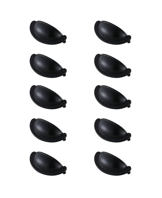 Elegant Furniture & Lighting - Claude 2-3/4in Center to Center Matte Black Cup Bar Pull Multipack (set of 10) - PL3001-MB-10PK veiw 1