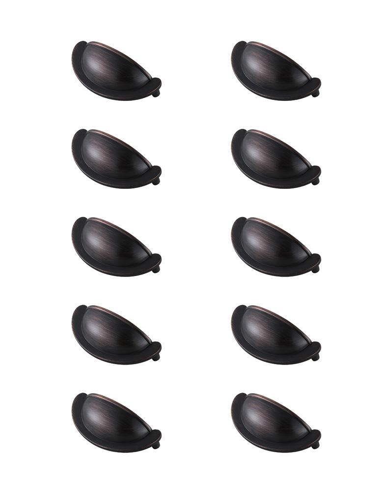 Elegant Furniture & Lighting - Claude 2-3/4in Center to Center Oil-rubbed Bronze Cup Bar Pull Multipack (set of 10) - PL3001-ORB-10PK veiw 1