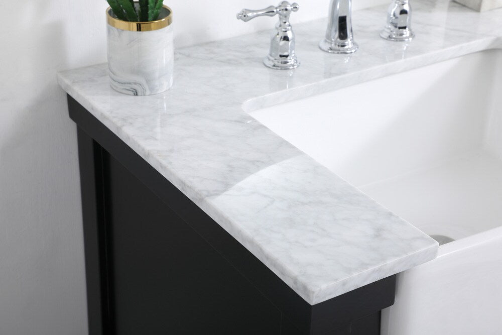 Elegant Furniture & Lighting - Clement 30 inch Single bathroom vanity in black - VF60130BK veiw 6