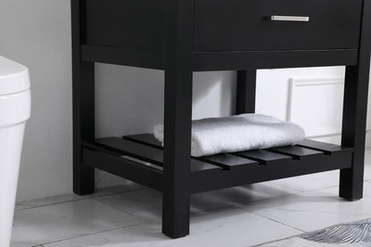 Elegant Furniture & Lighting - Clement 30 inch Single bathroom vanity in black - VF60130BK veiw 7