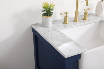 Elegant Furniture & Lighting - Clement 30 inch Single bathroom vanity in blue - VF60130BL veiw 6