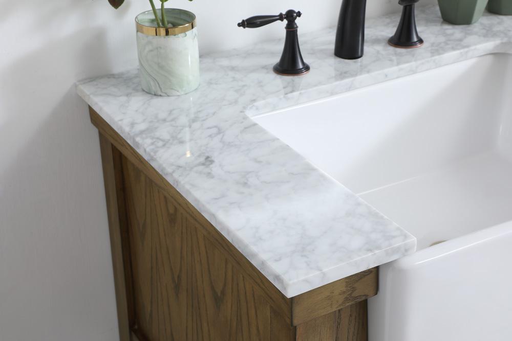 Elegant Furniture & Lighting - Clement 30 inch Single bathroom vanity in driftwood - VF60130DW veiw 6