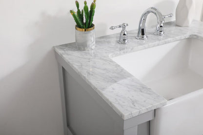 Elegant Furniture & Lighting - Clement 30 inch Single bathroom vanity in grey - VF60130GR veiw 6