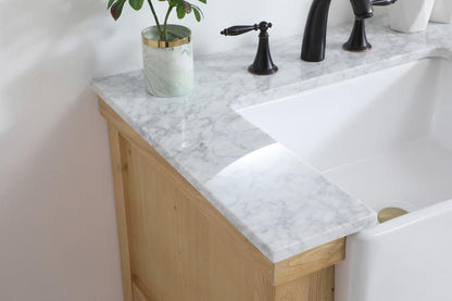 Elegant Furniture & Lighting - Clement 30 inch Single bathroom vanity in natural wood - VF60130NW veiw 6