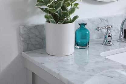 Elegant Furniture & Lighting - Clement 36 inch Single bathroom vanity in grey with backsplash - VF60136GR-BS veiw 6