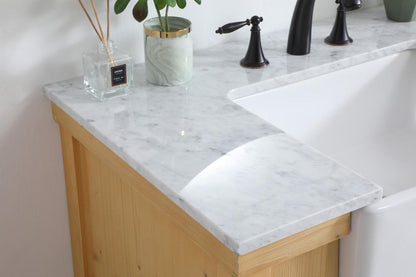 Elegant Furniture & Lighting - Clement 36 inch Single bathroom vanity in natural wood - VF60136NW veiw 6