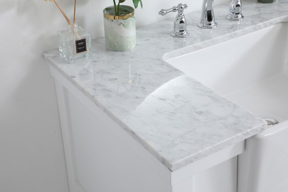 Elegant Furniture & Lighting - Clement 36 inch Single bathroom vanity in white - VF60136WH veiw 6