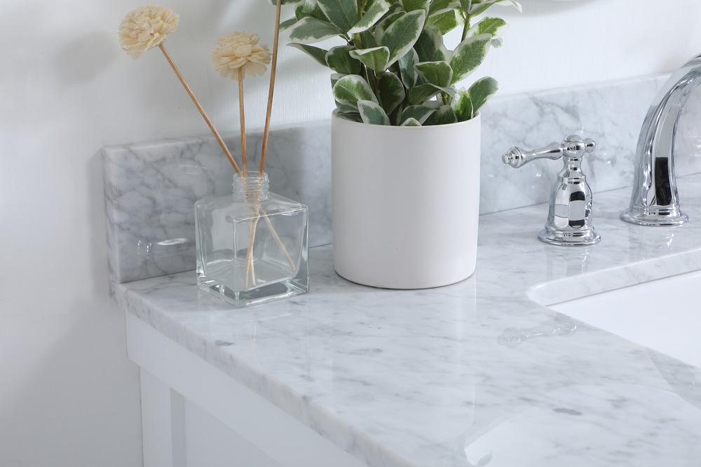 Elegant Furniture & Lighting - Clement 36 inch Single bathroom vanity in white with backsplash - VF60136WH-BS veiw 6