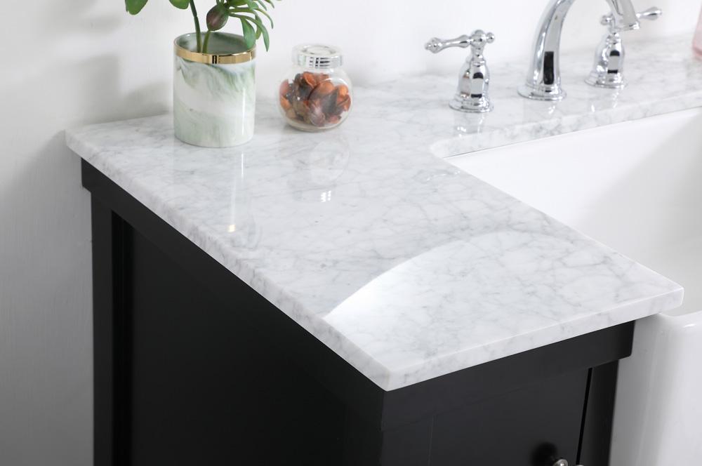Elegant Furniture & Lighting - Clement 42 inch Single bathroom vanity in black - VF60142BK veiw 6