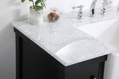 Elegant Furniture & Lighting - Clement 42 inch Single bathroom vanity in black - VF60142BK veiw 6