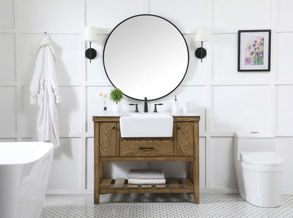 Elegant Furniture & Lighting - Clement 42 inch Single bathroom vanity in driftwood - VF60142DW veiw 5