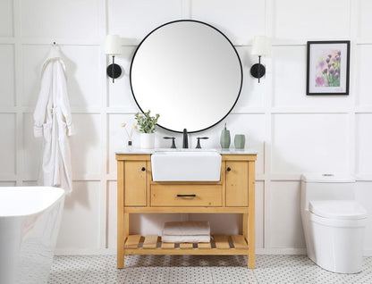 Elegant Furniture & Lighting - Clement 42 inch Single bathroom vanity in natural wood - VF60142NW veiw 5