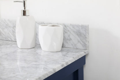 Elegant Furniture & Lighting - Clement 42 inch Single bathroom vanity in blue with backsplash - VF60142BL-BS veiw 6