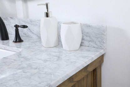 Elegant Furniture & Lighting - Clement 42 inch Single bathroom vanity in driftwood with backsplash - VF60142DW-BS veiw 6