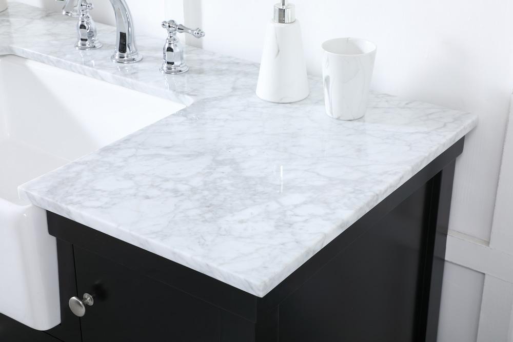 Elegant Furniture & Lighting - Clement 48 inch Single bathroom vanity in black - VF60148BK veiw 6
