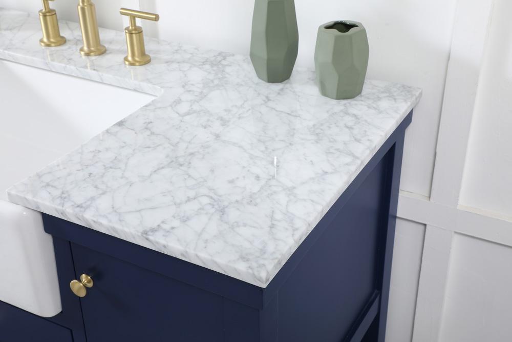 Elegant Furniture & Lighting - Clement 48 inch Single bathroom vanity in blue - VF60148BL veiw 6