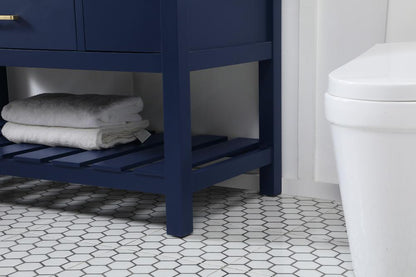Elegant Furniture & Lighting - Clement 48 inch Single bathroom vanity in blue - VF60148BL veiw 7