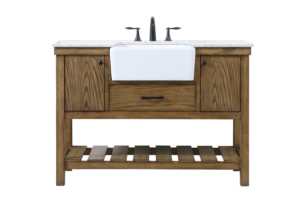 Elegant Furniture & Lighting - Clement 48 inch Single bathroom vanity in driftwood - VF60148DW veiw 1