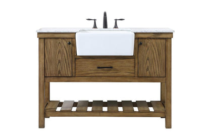 Elegant Furniture & Lighting - Clement 48 inch Single bathroom vanity in driftwood - VF60148DW veiw 1