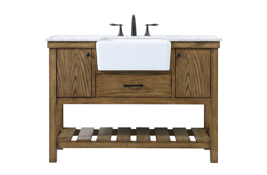Elegant Furniture & Lighting - Clement 48 inch Single bathroom vanity in driftwood - VF60148DW veiw 1