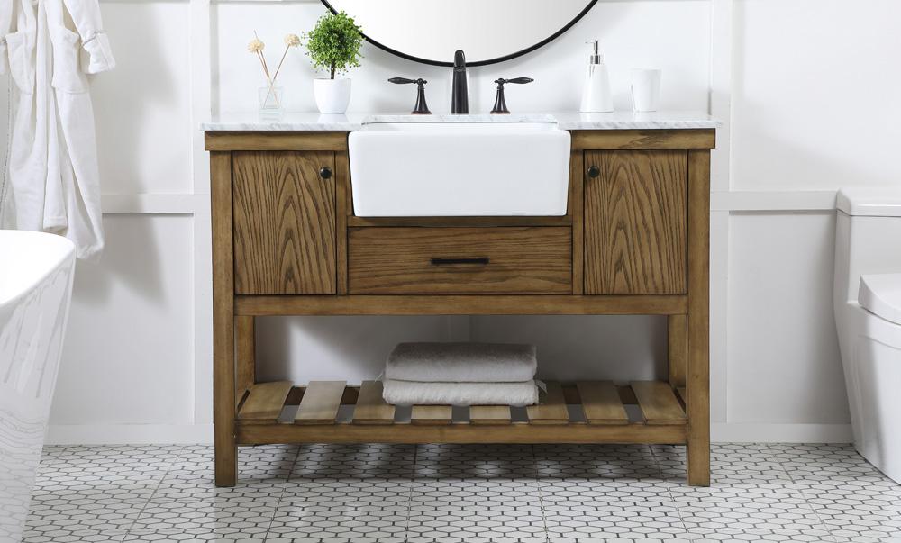 Elegant Furniture & Lighting - Clement 48 inch Single bathroom vanity in driftwood - VF60148DW veiw 2