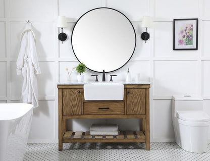 Elegant Furniture & Lighting - Clement 48 inch Single bathroom vanity in driftwood - VF60148DW veiw 5