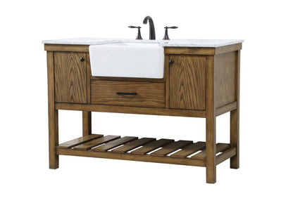 Elegant Furniture & Lighting - Clement 48 inch Single bathroom vanity in driftwood - VF60148DW veiw 8