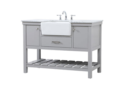 Elegant Furniture & Lighting - Clement 48 inch Single bathroom vanity in grey - VF60148GR veiw 8