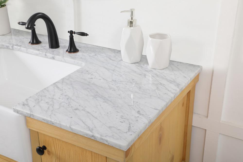 Elegant Furniture & Lighting - Clement 48 inch Single bathroom vanity in natural wood - VF60148NW veiw 6