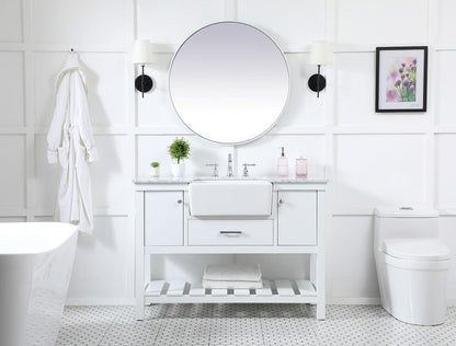 Elegant Furniture & Lighting - Clement 48 inch Single bathroom vanity in white - VF60148WH veiw 5