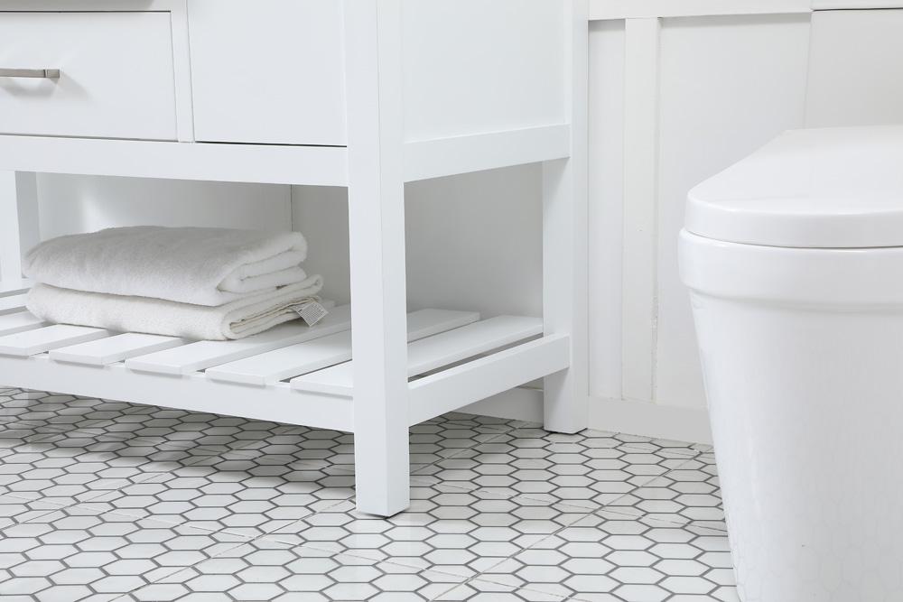 Elegant Furniture & Lighting - Clement 48 inch Single bathroom vanity in white - VF60148WH veiw 7