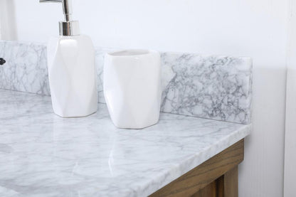 Elegant Furniture & Lighting - Clement 48 inch Single bathroom vanity in driftwood with backsplash - VF60148DW-BS veiw 6