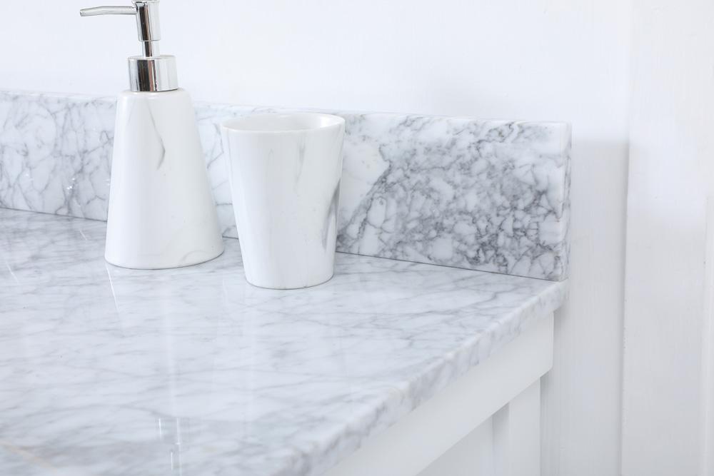 Elegant Furniture & Lighting - Clement 48 inch Single bathroom vanity in white with backsplash - VF60148WH-BS veiw 6