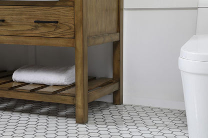 Elegant Furniture & Lighting - Clement 60 inch double bathroom vanity in driftwood - VF60160DDW veiw 7