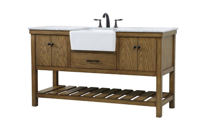 Elegant Furniture & Lighting - Clement 60 inch Single bathroom vanity in driftwood - VF60160DW veiw 8
