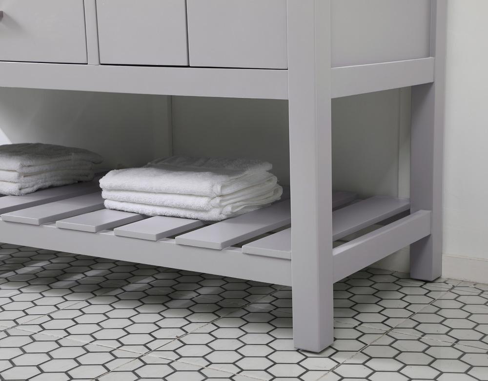 Elegant Furniture & Lighting - Clement 60 inch Single bathroom vanity in grey - VF60160GR veiw 14