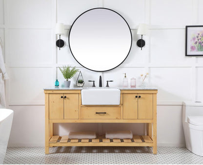 Elegant Furniture & Lighting - Clement 60 inch Single bathroom vanity in natural wood - VF60160NW veiw 5