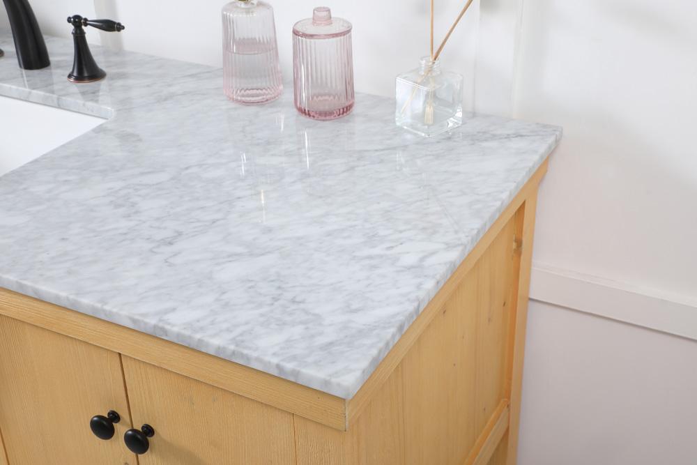 Elegant Furniture & Lighting - Clement 60 inch Single bathroom vanity in natural wood - VF60160NW veiw 6