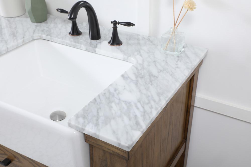 Elegant Furniture & Lighting - Clement 72 inch double bathroom vanity in driftwood - VF60172DDW veiw 6