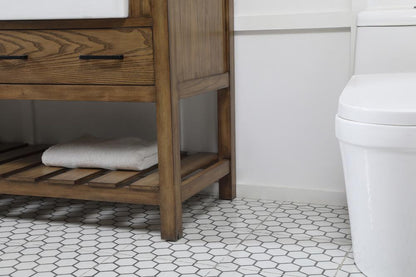 Elegant Furniture & Lighting - Clement 72 inch double bathroom vanity in driftwood - VF60172DDW veiw 7