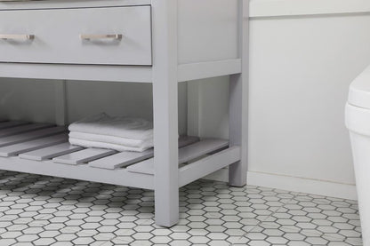 Elegant Furniture & Lighting - Clement 72 inch double bathroom vanity in grey - VF60172DGR veiw 7