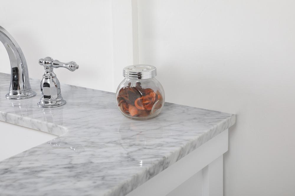 Elegant Furniture & Lighting - Clement 72 inch double bathroom vanity in white - VF60172DWH veiw 6